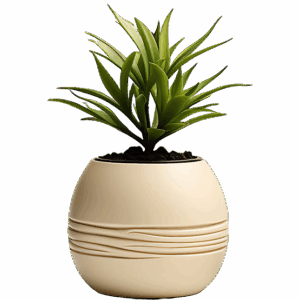 Yellow Tree Pot